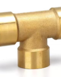 T-piece, brass , with 3x1/8" i.t. CN